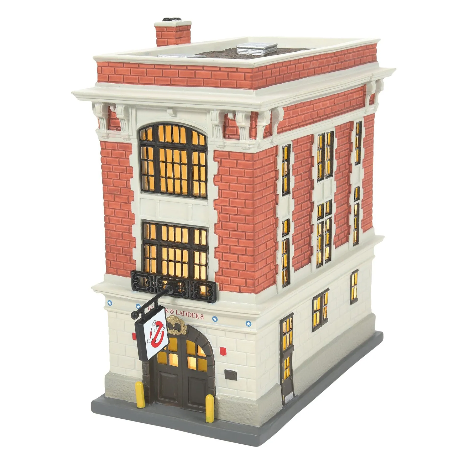 Department 56 Hot Properties Village>Ghostbusters Firehouse