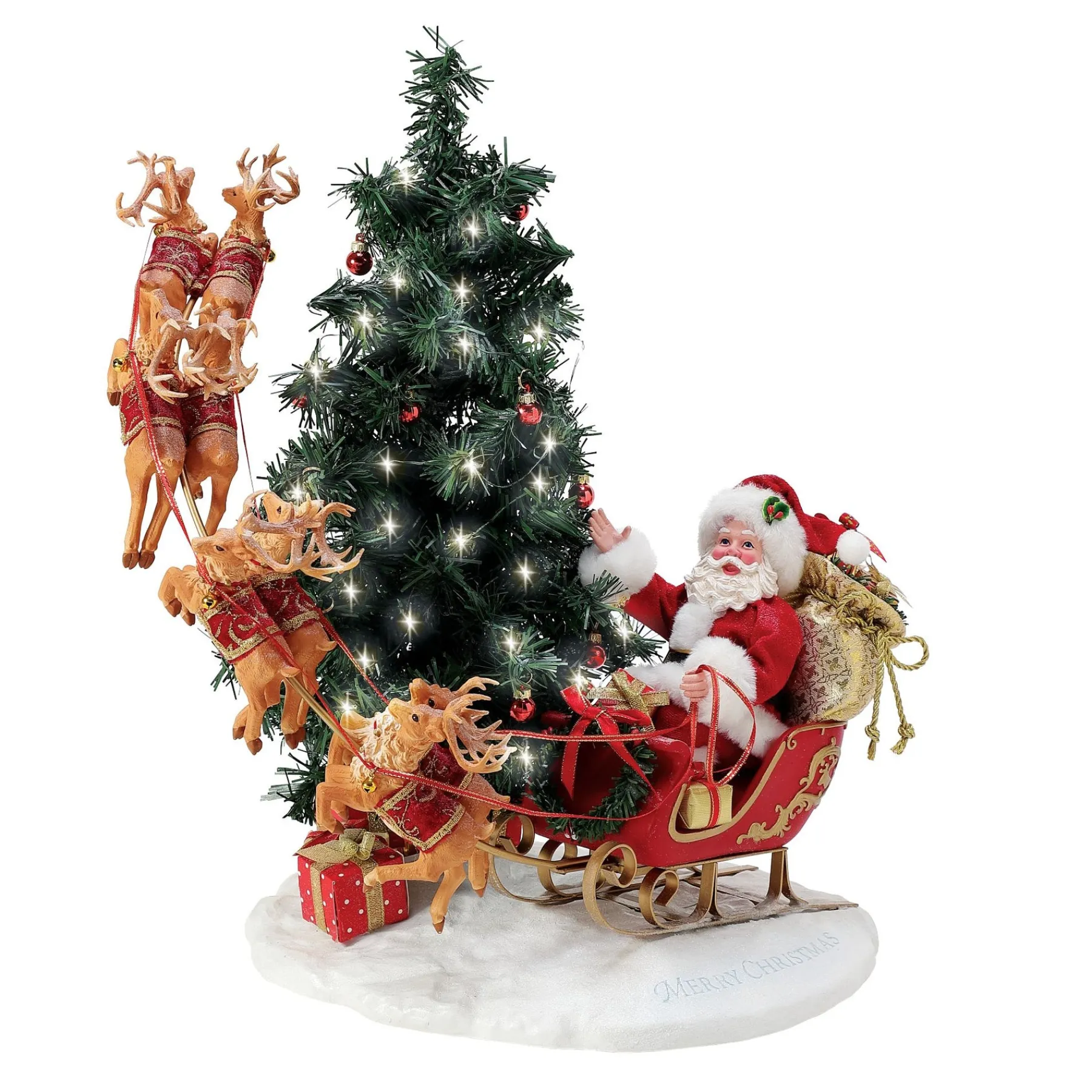 Department 56 Christmas Traditions>Here Comes Santa Claus