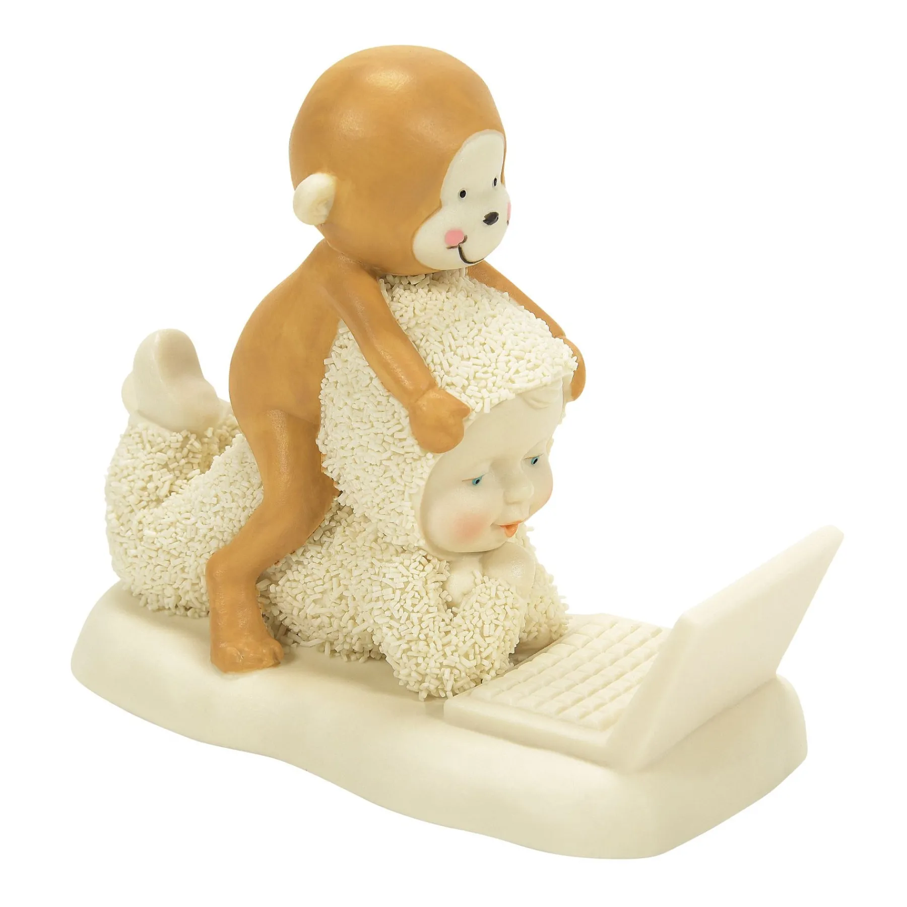 Department 56 Snowbabies Classic Collection>Get A Monkey Off Your Back