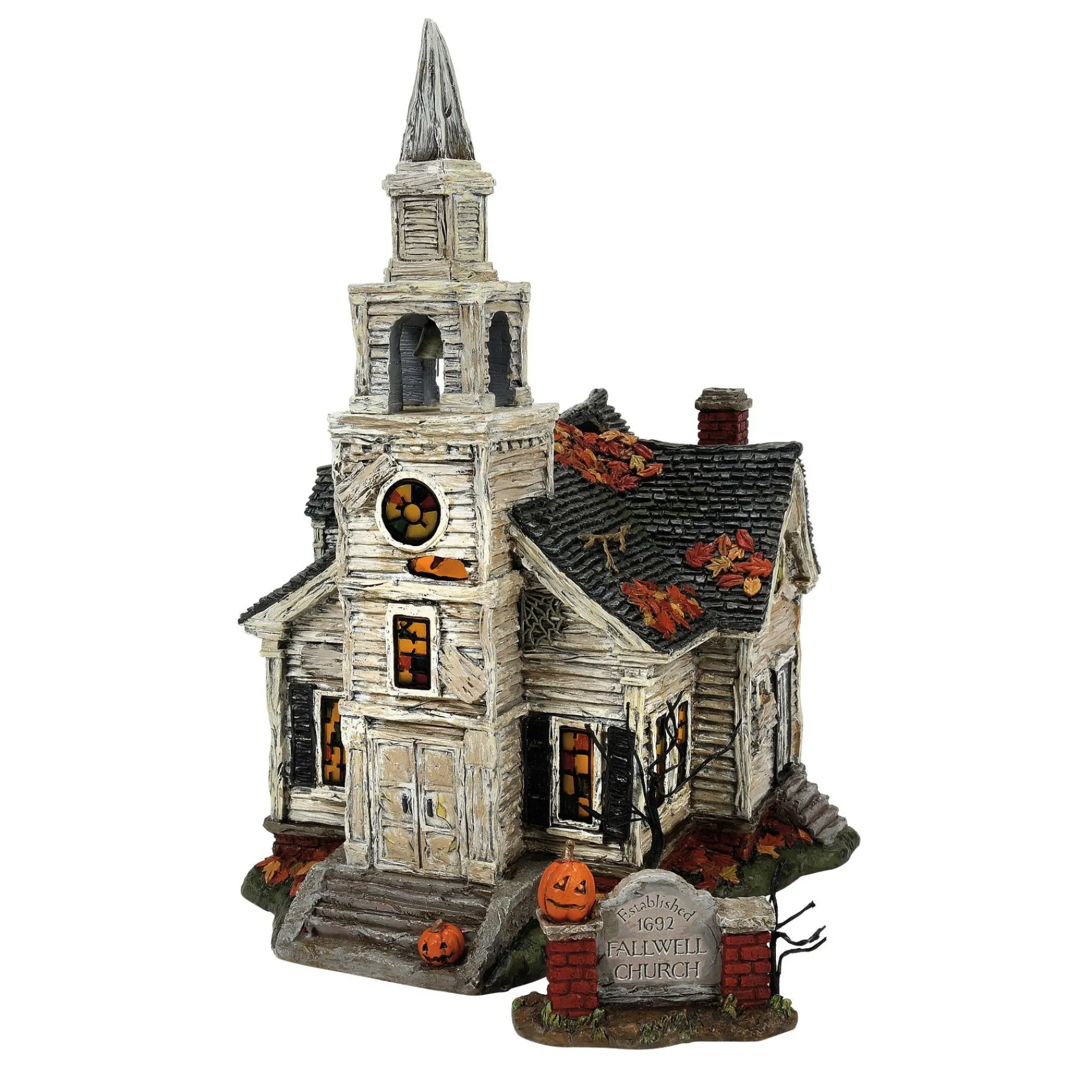Department 56 Hot Properties Village>Fallen Church of Fallwell S/2