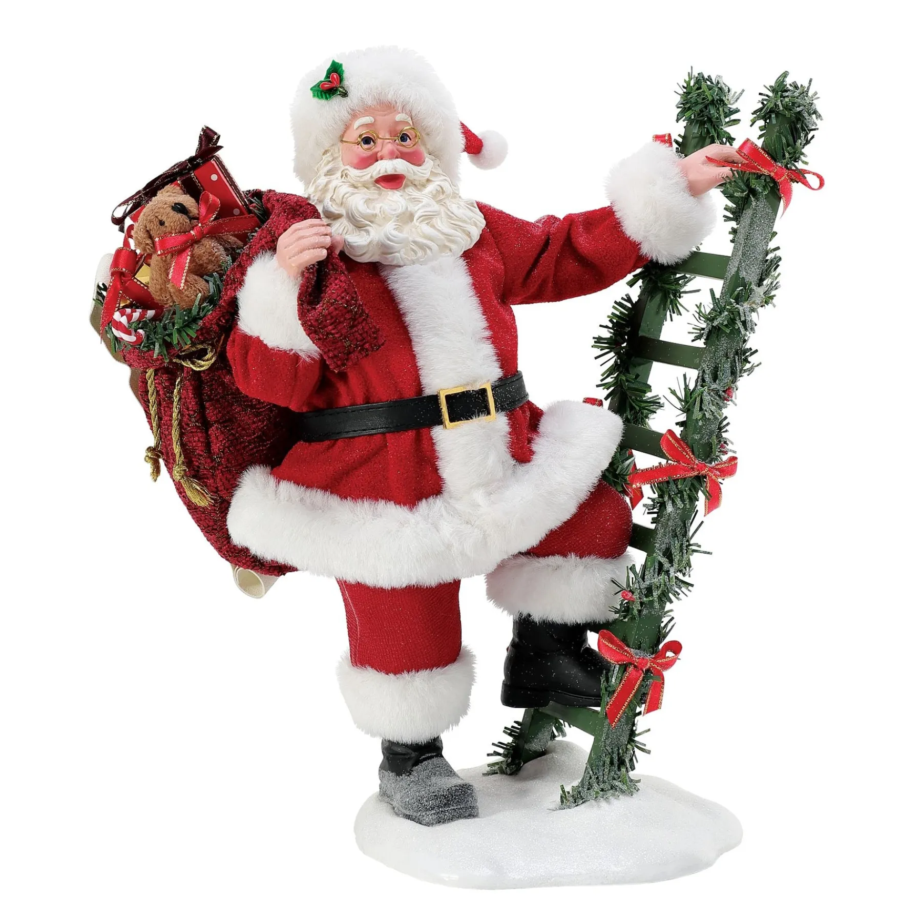 Department 56 Christmas Traditions>Santa Steps Up